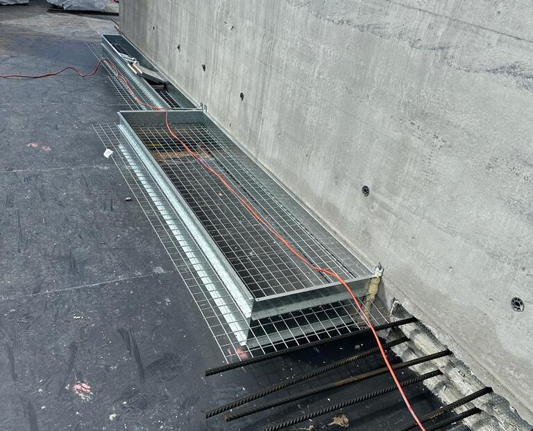 our penos installed at clients site before concrete casting